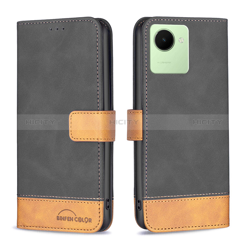 Coque Portefeuille Livre Cuir Etui Clapet B02F pour Realme C30s Plus