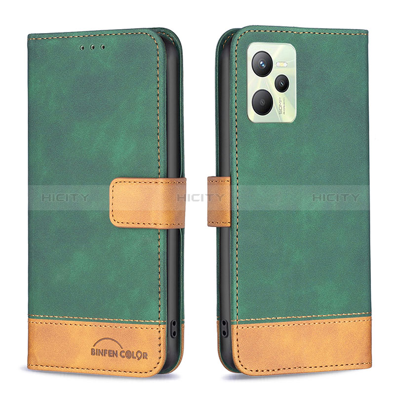 Coque Portefeuille Livre Cuir Etui Clapet B02F pour Realme Narzo 50A Prime Plus