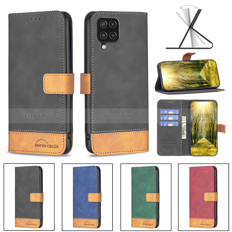 Coque Portefeuille Livre Cuir Etui Clapet B02F pour Samsung Galaxy A12 Plus