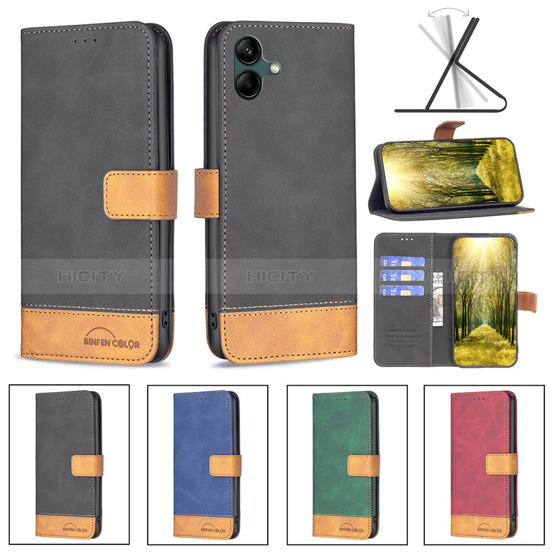 Coque Portefeuille Livre Cuir Etui Clapet B02F pour Samsung Galaxy M04 Plus