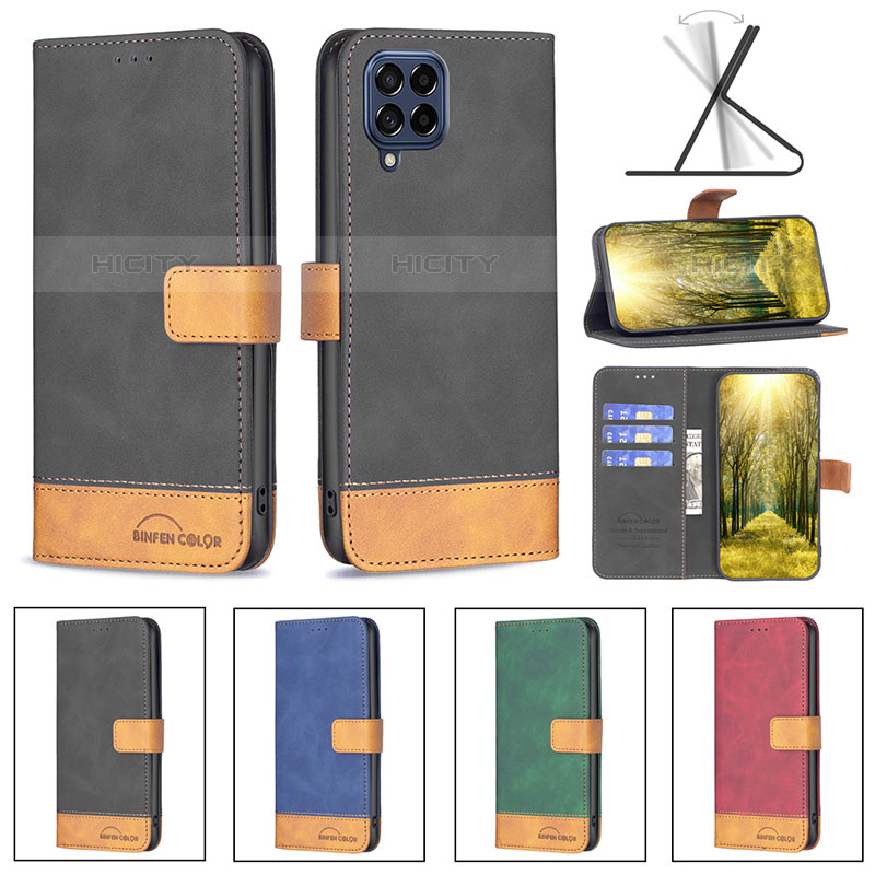 Coque Portefeuille Livre Cuir Etui Clapet B02F pour Samsung Galaxy M53 5G Plus