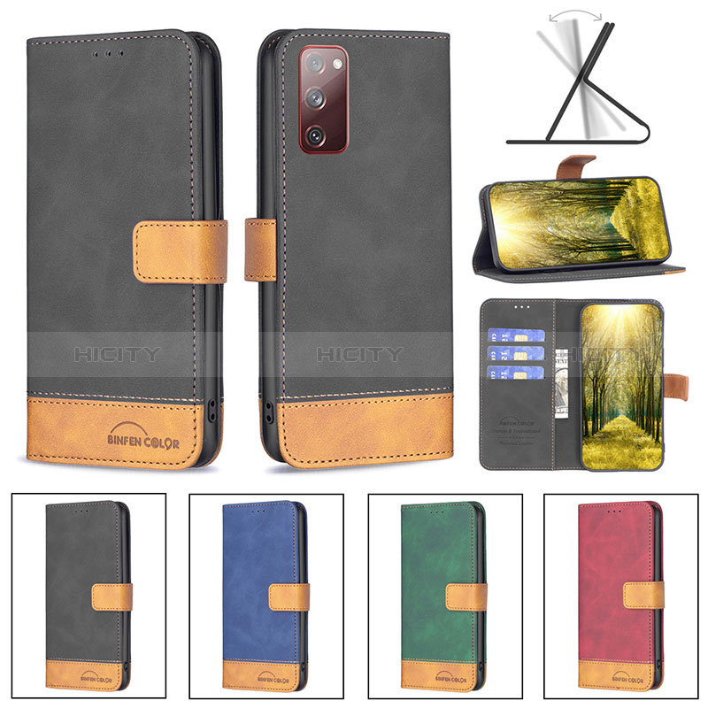 Coque Portefeuille Livre Cuir Etui Clapet B02F pour Samsung Galaxy S20 FE 5G Plus