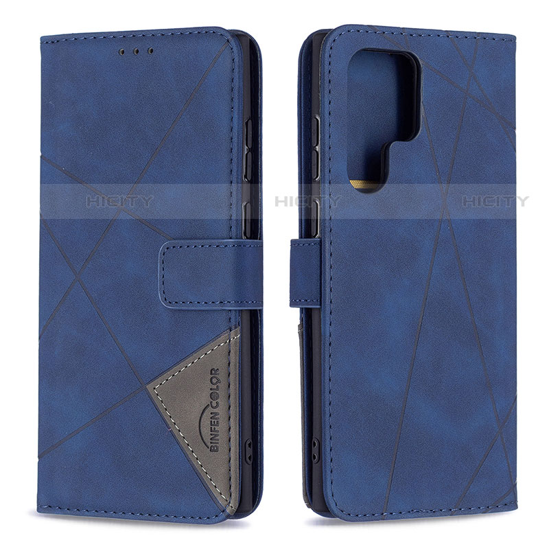 Coque Portefeuille Livre Cuir Etui Clapet B02F pour Samsung Galaxy S21 Ultra 5G Plus