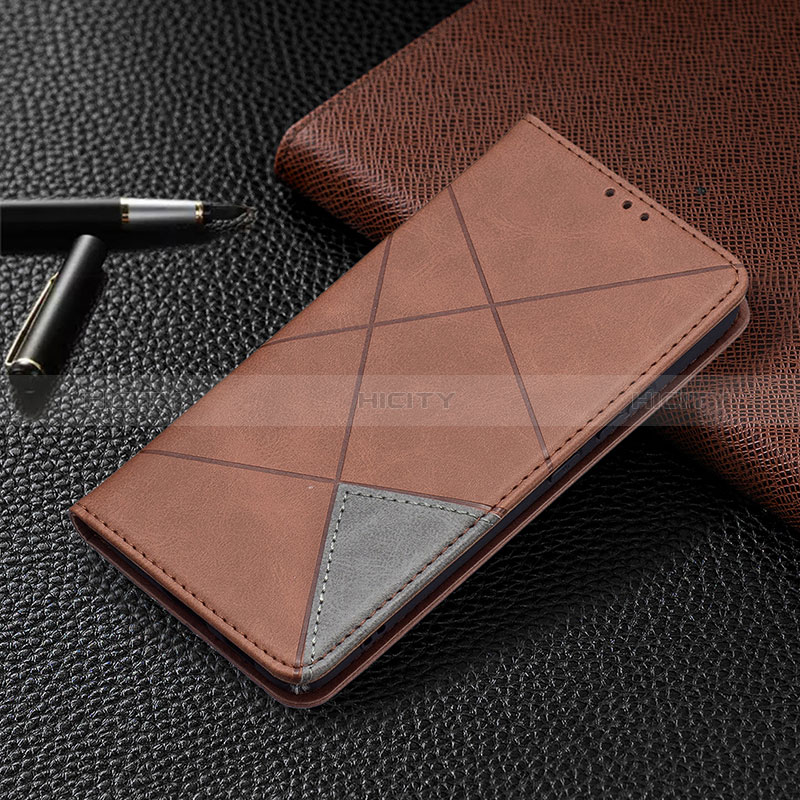 Coque Portefeuille Livre Cuir Etui Clapet B02F pour Samsung Galaxy S24 Plus 5G Marron Plus