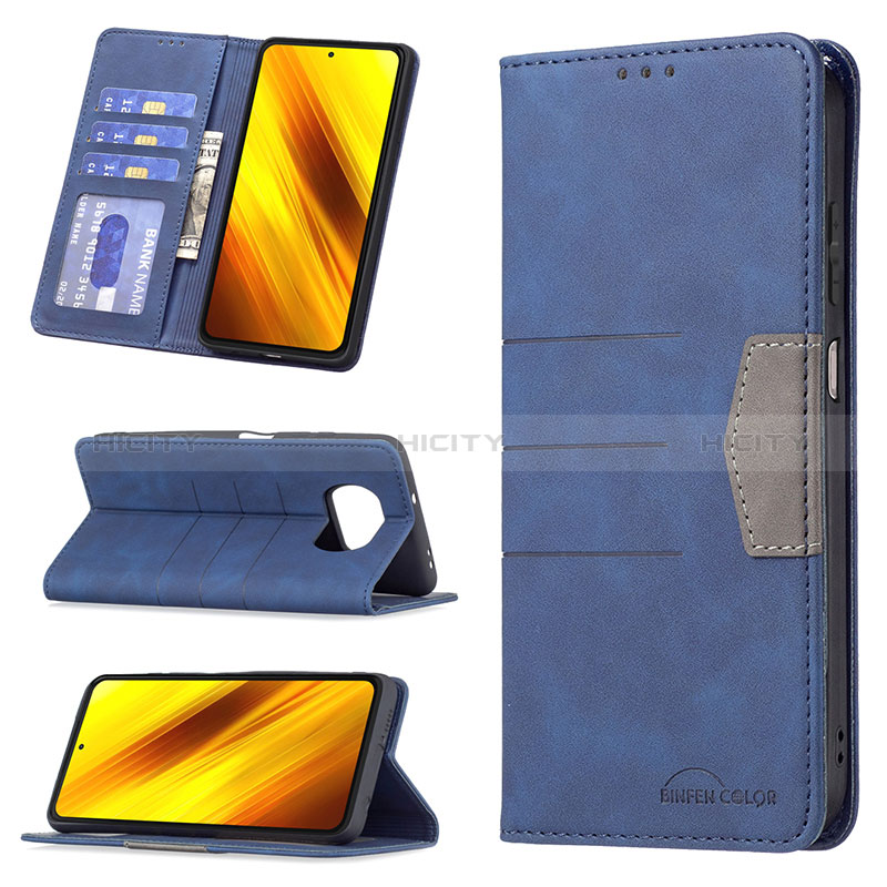 Coque Portefeuille Livre Cuir Etui Clapet B02F pour Xiaomi Poco X3 NFC Plus