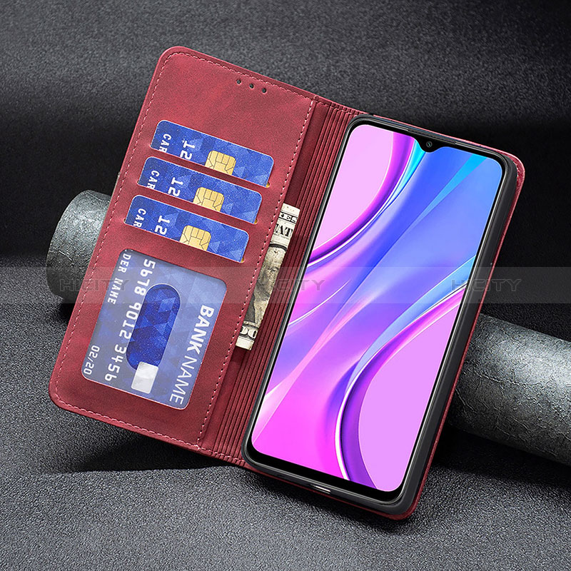 Coque Portefeuille Livre Cuir Etui Clapet B02F pour Xiaomi Redmi 9 Prime India Plus