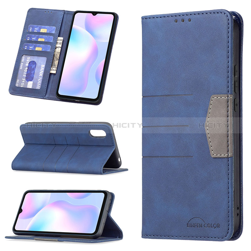 Coque Portefeuille Livre Cuir Etui Clapet B02F pour Xiaomi Redmi 9i Plus