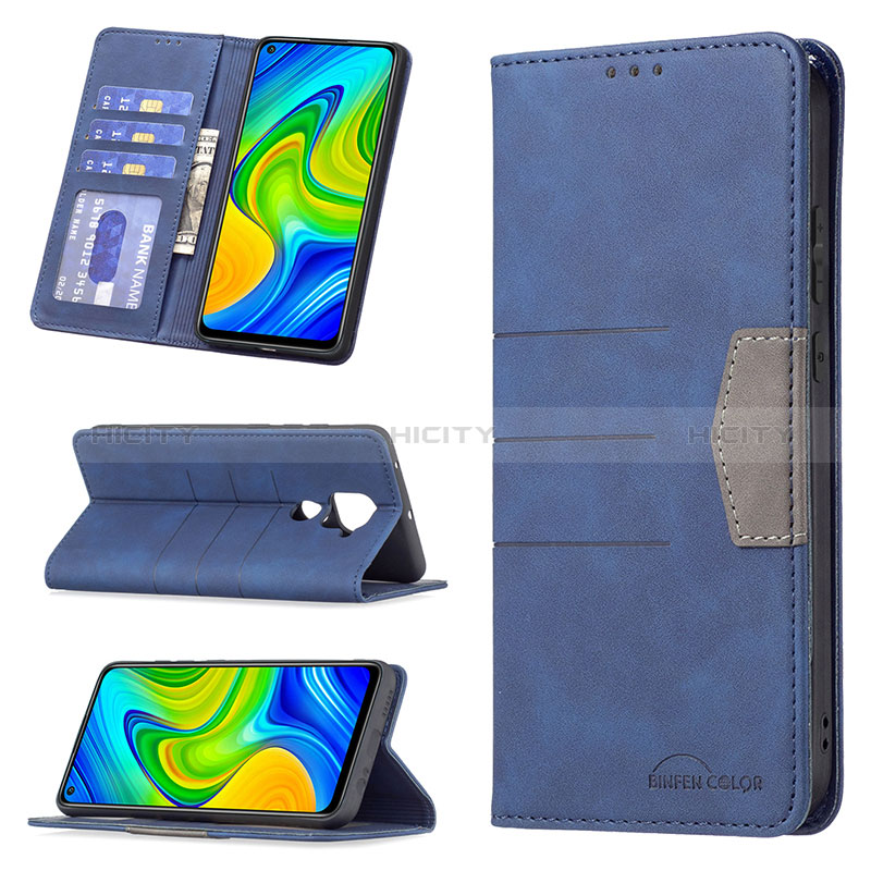 Coque Portefeuille Livre Cuir Etui Clapet B02F pour Xiaomi Redmi Note 9 Plus