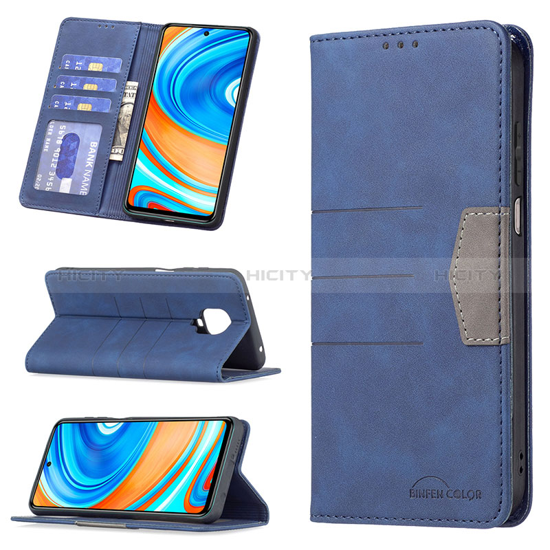 Coque Portefeuille Livre Cuir Etui Clapet B02F pour Xiaomi Redmi Note 9 Pro Plus