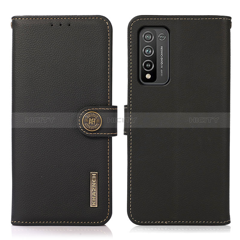 Coque Portefeuille Livre Cuir Etui Clapet B02H pour Huawei Honor 10X Lite Noir Plus