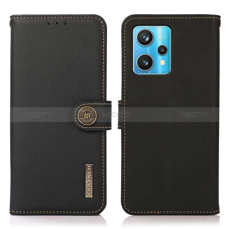 Coque Portefeuille Livre Cuir Etui Clapet B02H pour Realme Narzo 50 Pro 5G Noir Plus