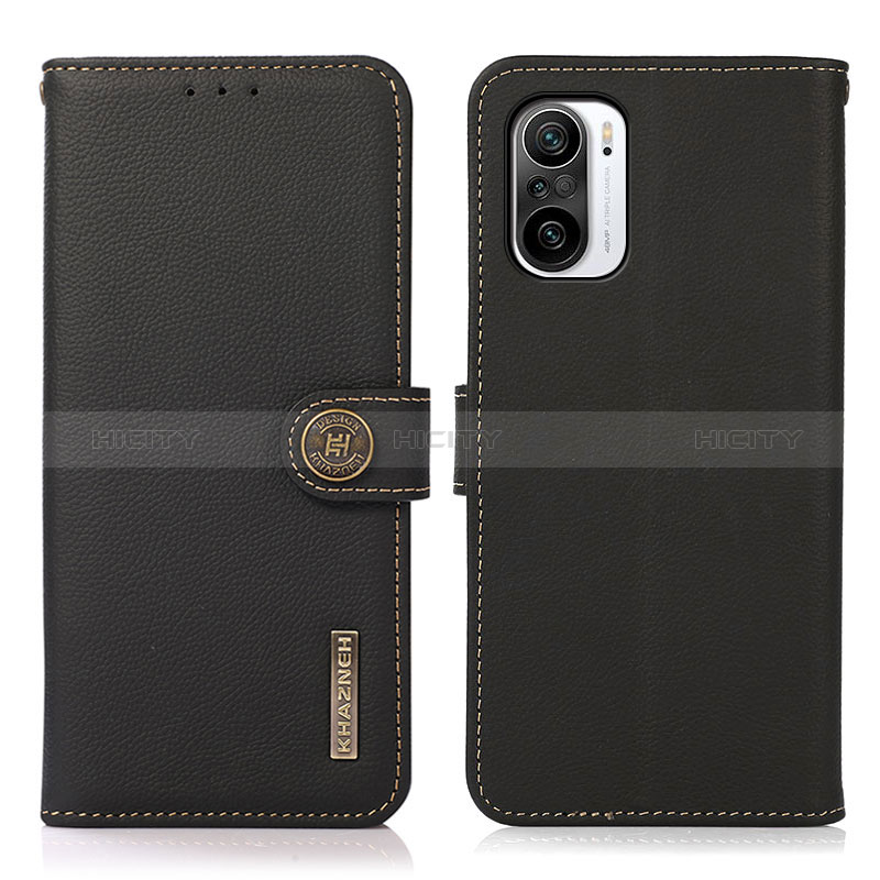 Coque Portefeuille Livre Cuir Etui Clapet B02H pour Xiaomi Mi 11X 5G Noir Plus