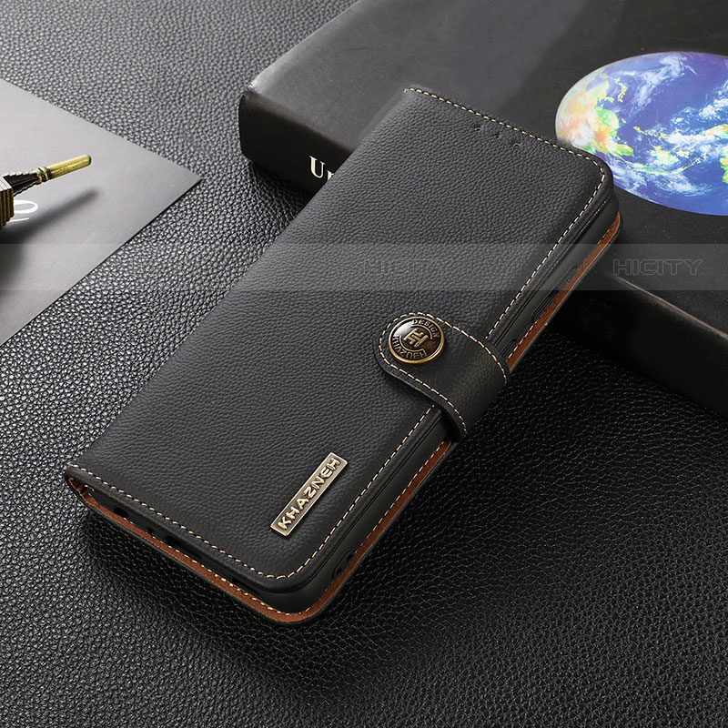 Coque Portefeuille Livre Cuir Etui Clapet B02H pour Xiaomi Mi 12 Ultra 5G Noir Plus