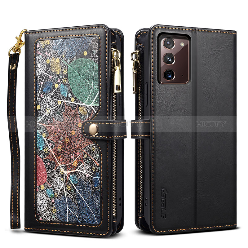 Coque Portefeuille Livre Cuir Etui Clapet B02S pour Samsung Galaxy Note 20 5G Plus