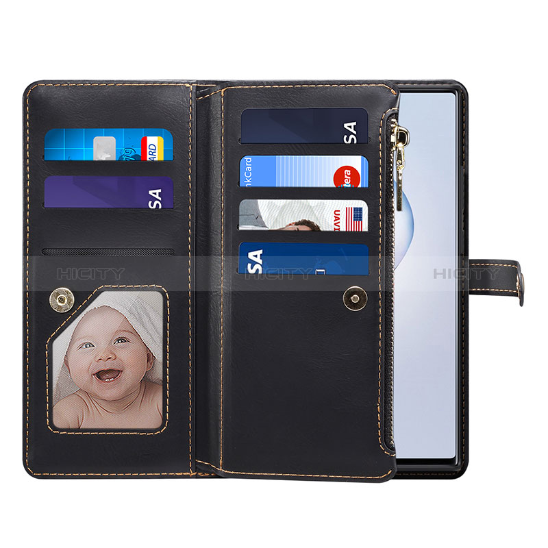 Coque Portefeuille Livre Cuir Etui Clapet B02S pour Samsung Galaxy Note 20 5G Plus