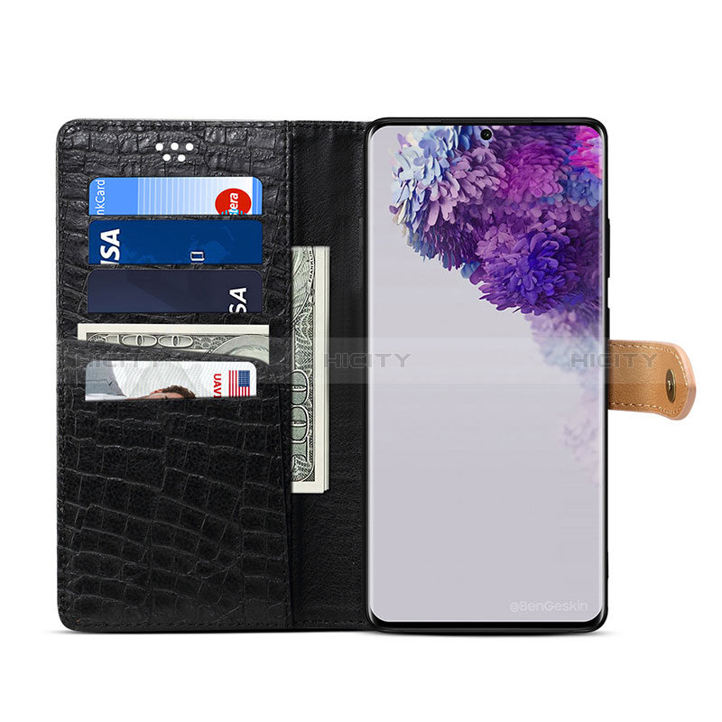 Coque Portefeuille Livre Cuir Etui Clapet B02S pour Samsung Galaxy S20 Ultra 5G Plus