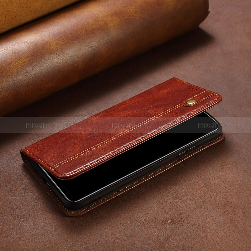 Coque Portefeuille Livre Cuir Etui Clapet B02S pour Xiaomi Redmi Note 11 Pro 4G Marron Plus