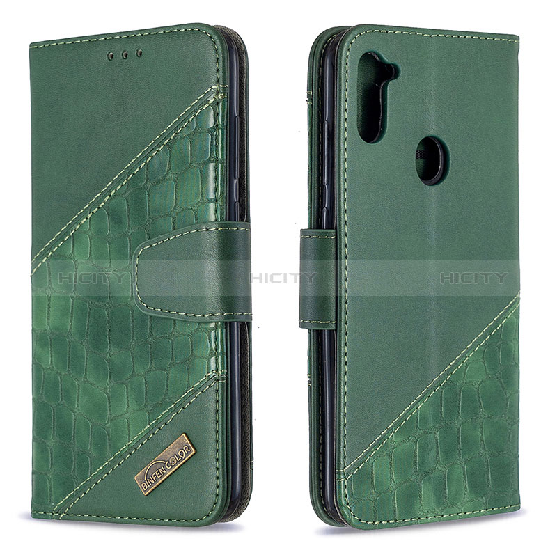 Coque Portefeuille Livre Cuir Etui Clapet B03F pour Samsung Galaxy A11 Plus