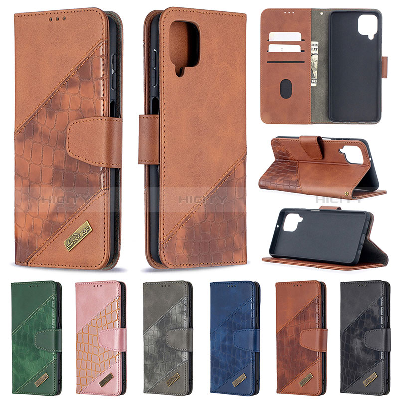 Coque Portefeuille Livre Cuir Etui Clapet B03F pour Samsung Galaxy A12 Nacho Plus