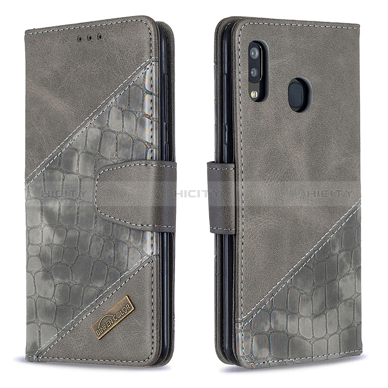 Coque Portefeuille Livre Cuir Etui Clapet B03F pour Samsung Galaxy A20 Plus