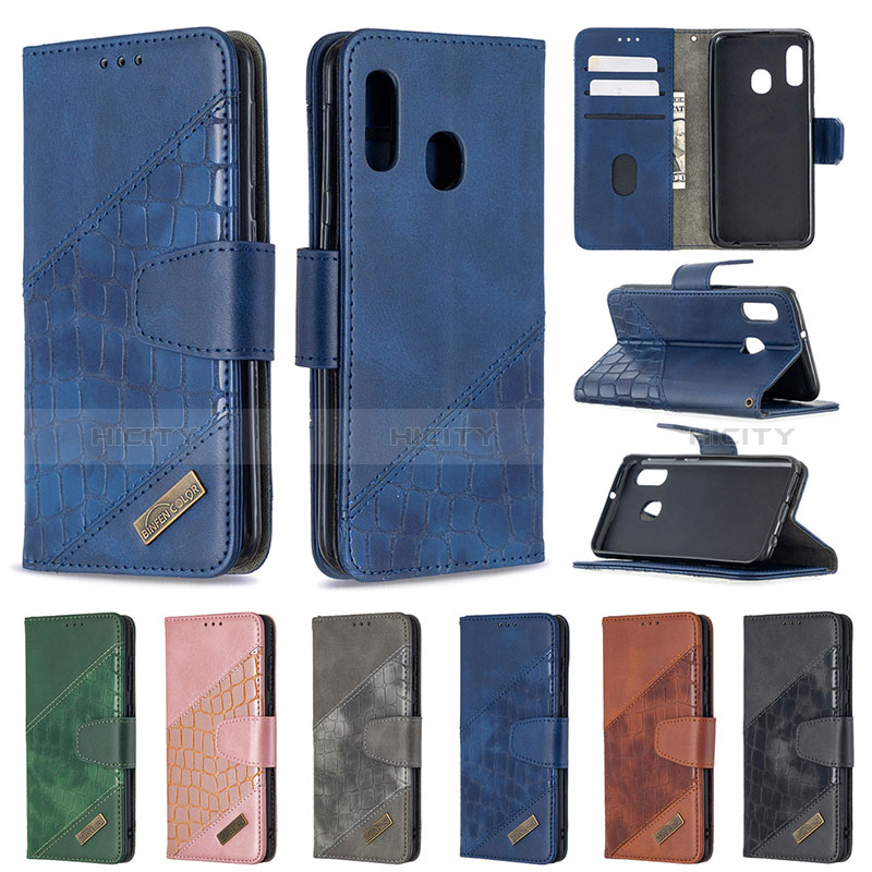 Coque Portefeuille Livre Cuir Etui Clapet B03F pour Samsung Galaxy A20e Plus