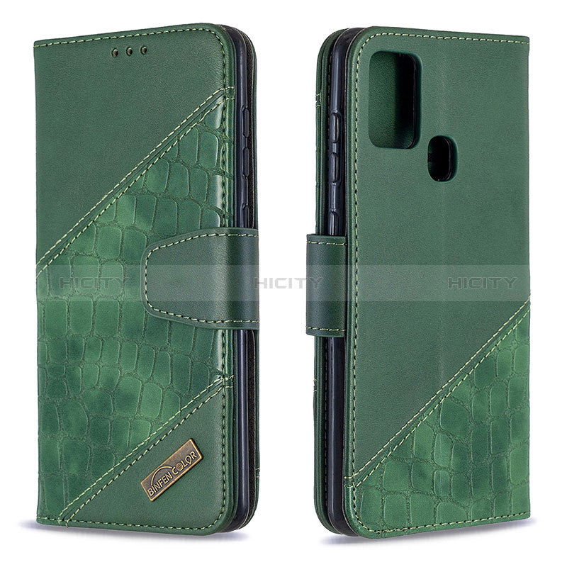 Coque Portefeuille Livre Cuir Etui Clapet B03F pour Samsung Galaxy A21s Plus