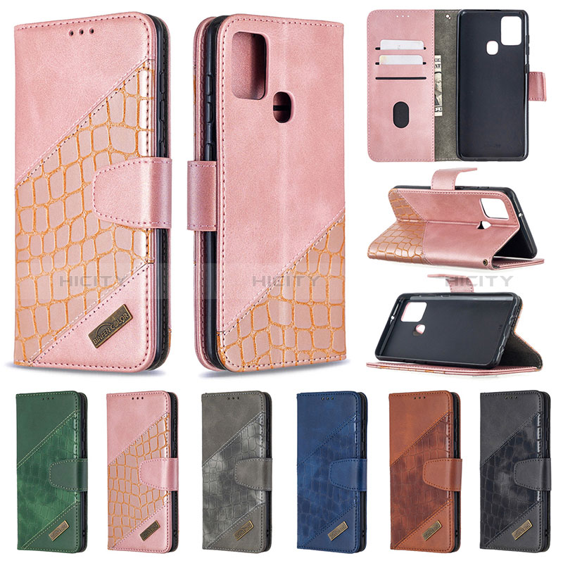 Coque Portefeuille Livre Cuir Etui Clapet B03F pour Samsung Galaxy A21s Plus