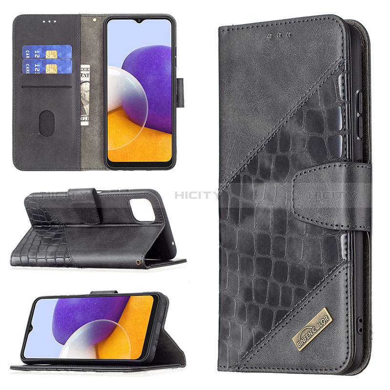 Coque Portefeuille Livre Cuir Etui Clapet B03F pour Samsung Galaxy A22s 5G Plus