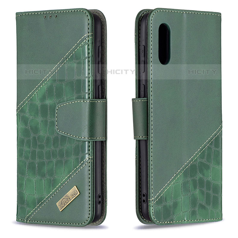 Coque Portefeuille Livre Cuir Etui Clapet B03F pour Samsung Galaxy M02 Plus