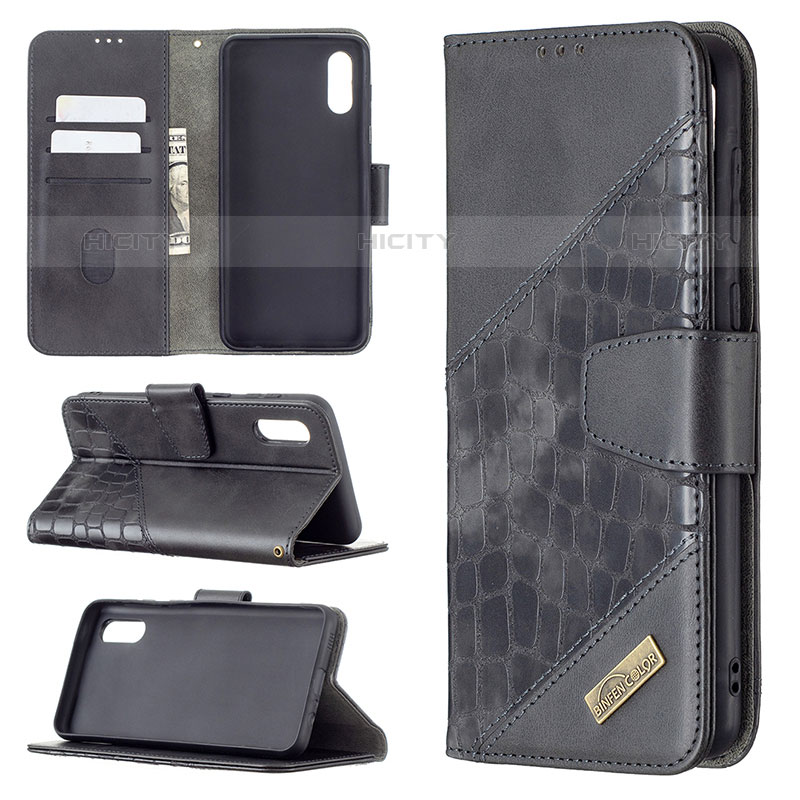 Coque Portefeuille Livre Cuir Etui Clapet B03F pour Samsung Galaxy M02 Plus