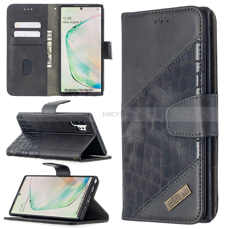 Coque Portefeuille Livre Cuir Etui Clapet B03F pour Samsung Galaxy Note 10 Plus 5G Plus