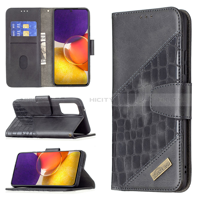 Coque Portefeuille Livre Cuir Etui Clapet B03F pour Samsung Galaxy Quantum2 5G Plus