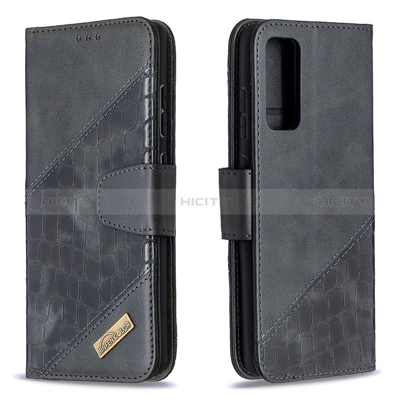 Coque Portefeuille Livre Cuir Etui Clapet B03F pour Samsung Galaxy S20 FE 5G Noir Plus