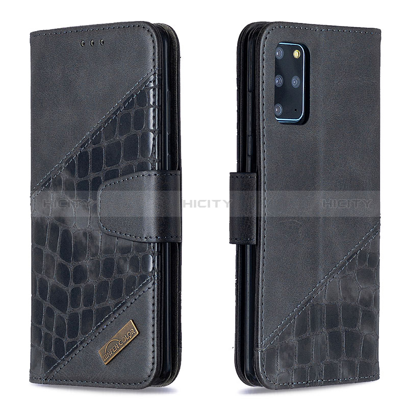 Coque Portefeuille Livre Cuir Etui Clapet B03F pour Samsung Galaxy S20 Plus 5G Noir Plus