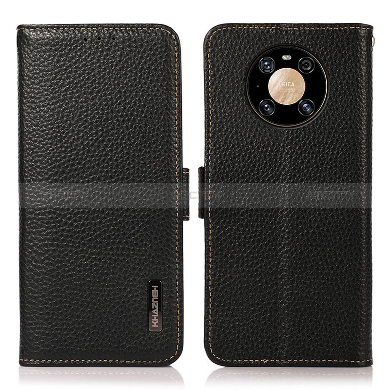 Coque Portefeuille Livre Cuir Etui Clapet B03H pour Huawei Mate 40 Pro Noir Plus