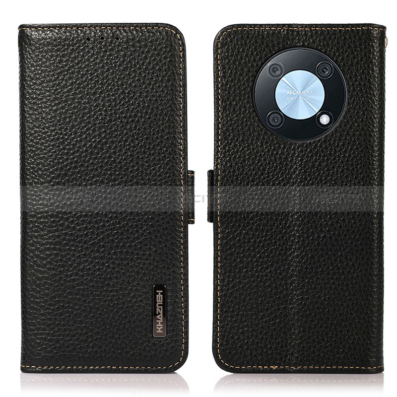Coque Portefeuille Livre Cuir Etui Clapet B03H pour Huawei Nova Y90 Noir Plus