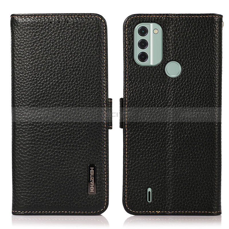 Coque Portefeuille Livre Cuir Etui Clapet B03H pour Nokia C31 Noir Plus