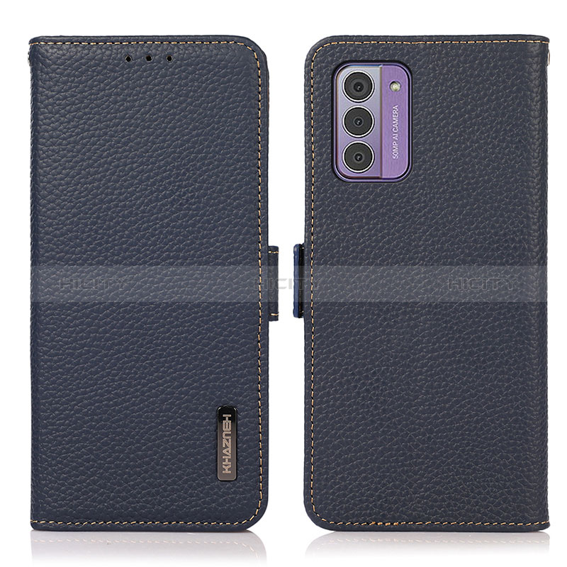 Coque Portefeuille Livre Cuir Etui Clapet B03H pour Nokia G310 5G Bleu Plus