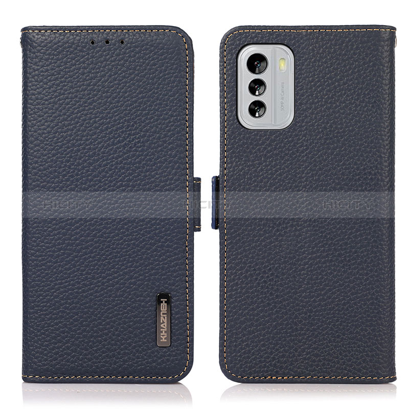 Coque Portefeuille Livre Cuir Etui Clapet B03H pour Nokia G60 5G Bleu Plus