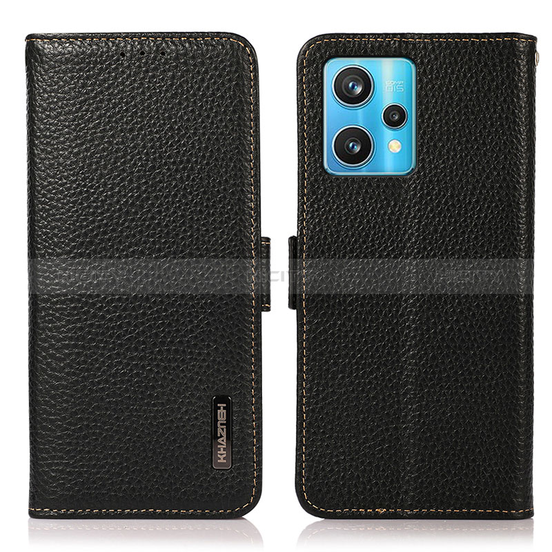 Coque Portefeuille Livre Cuir Etui Clapet B03H pour Realme 9 4G Noir Plus