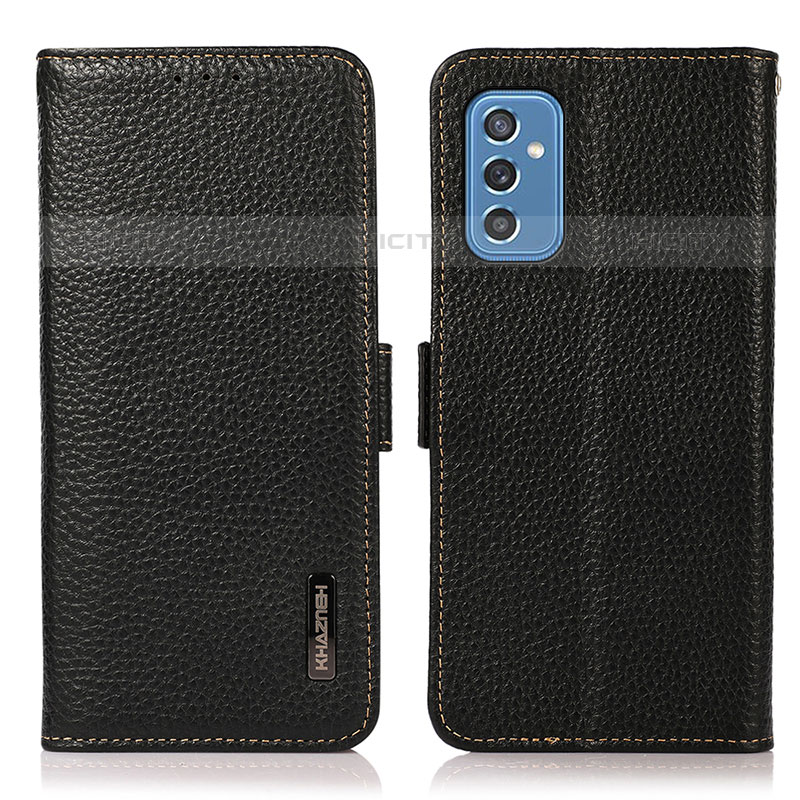 Coque Portefeuille Livre Cuir Etui Clapet B03H pour Samsung Galaxy M52 5G Noir Plus