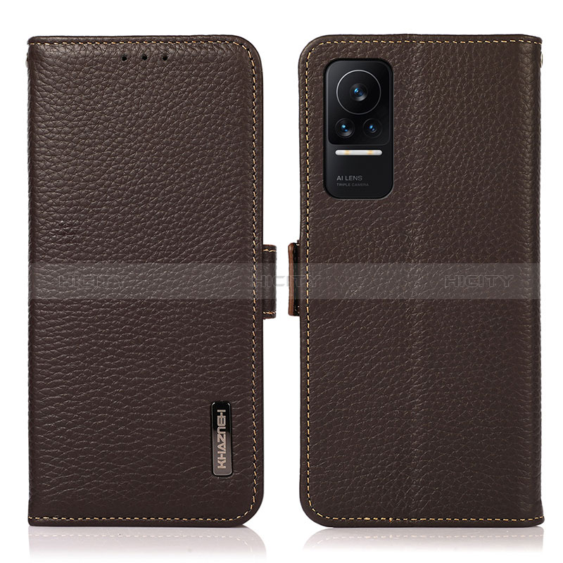 Coque Portefeuille Livre Cuir Etui Clapet B03H pour Xiaomi Civi 1S 5G Marron Plus