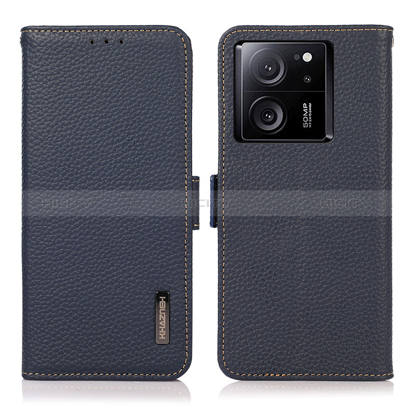 Coque Portefeuille Livre Cuir Etui Clapet B03H pour Xiaomi Redmi K60 Ultra 5G Bleu Plus