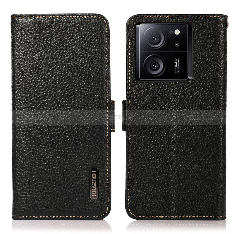 Coque Portefeuille Livre Cuir Etui Clapet B03H pour Xiaomi Redmi K60 Ultra 5G Noir Plus