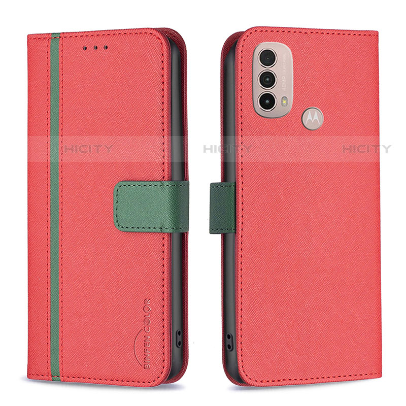 Coque Portefeuille Livre Cuir Etui Clapet B04F pour Motorola Moto E30 Plus