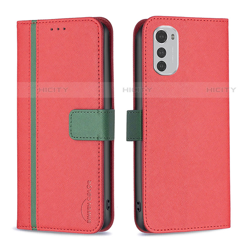 Coque Portefeuille Livre Cuir Etui Clapet B04F pour Motorola Moto E32s Plus