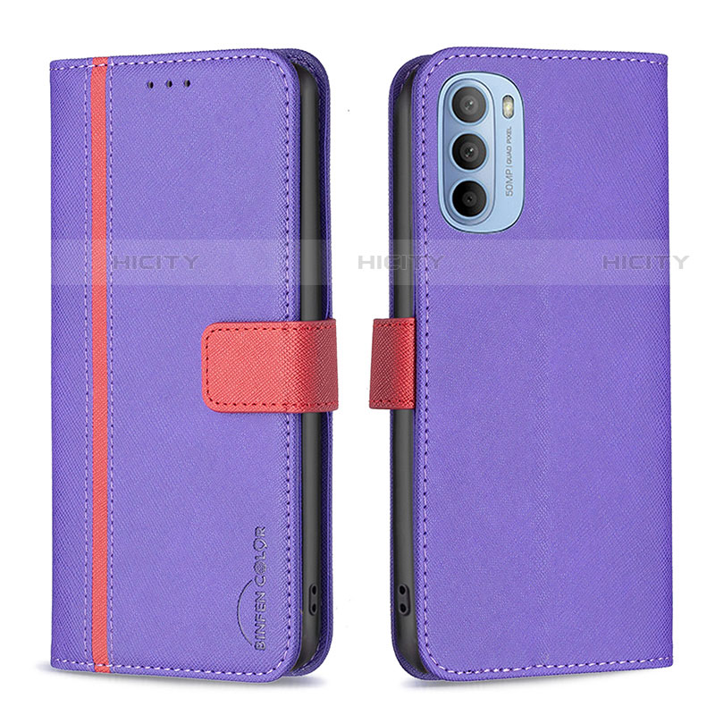 Coque Portefeuille Livre Cuir Etui Clapet B04F pour Motorola Moto G41 Plus