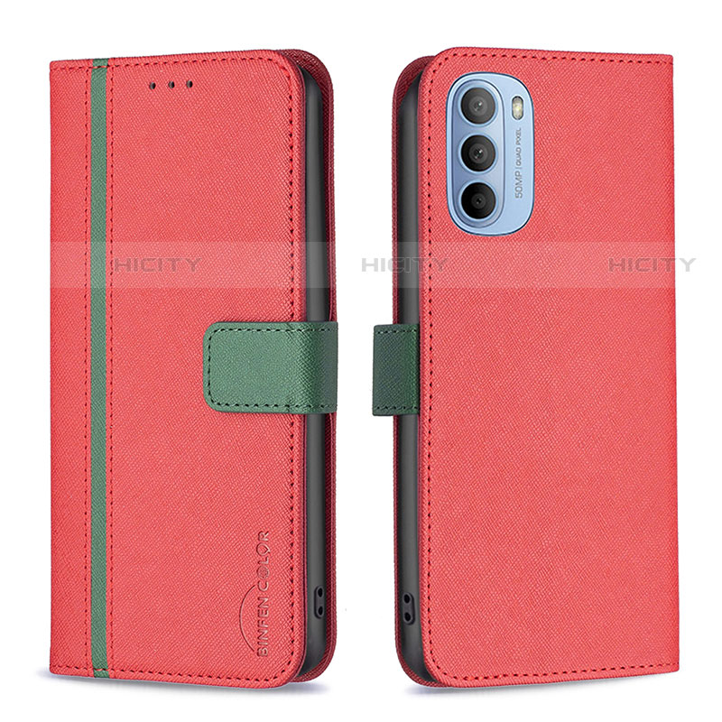 Coque Portefeuille Livre Cuir Etui Clapet B04F pour Motorola Moto G41 Plus