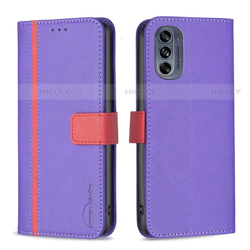 Coque Portefeuille Livre Cuir Etui Clapet B04F pour Motorola Moto G62 5G Plus