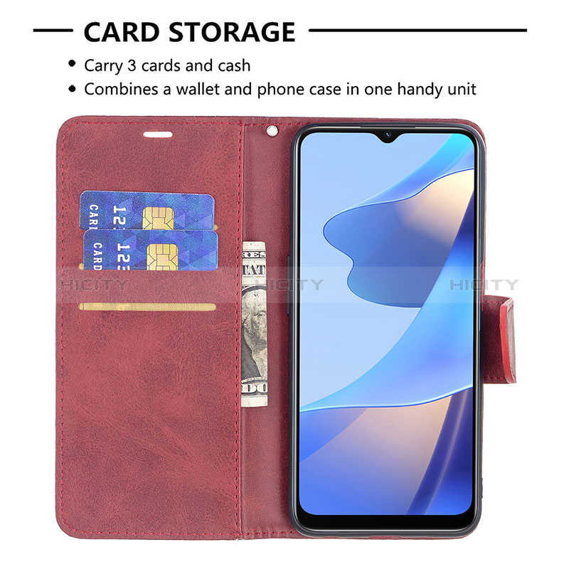 Coque Portefeuille Livre Cuir Etui Clapet B04F pour Oppo A16 Plus